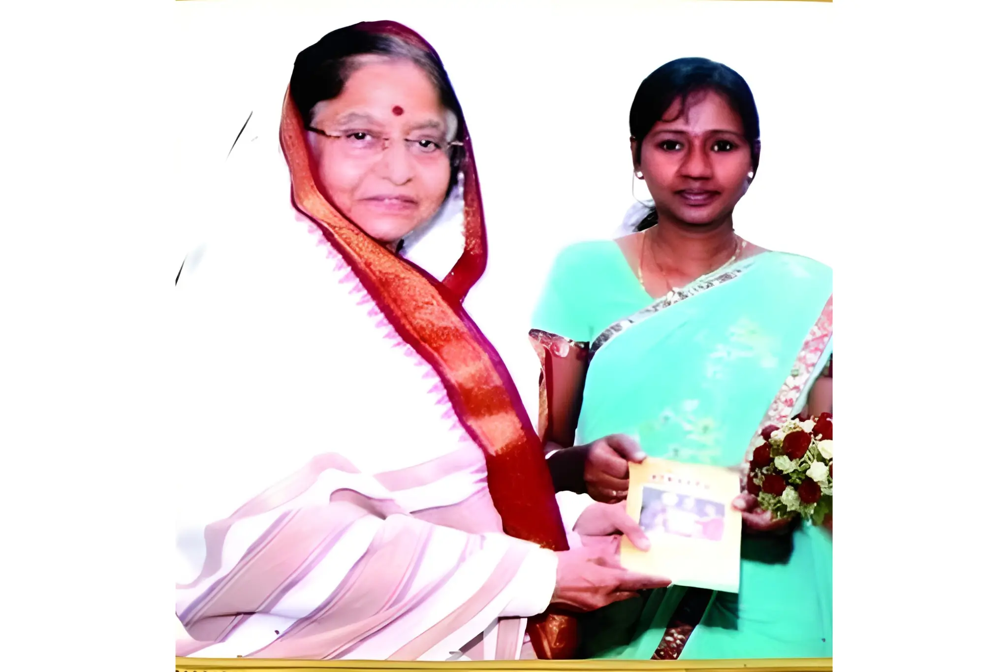 Honoured by Pratibha Patil